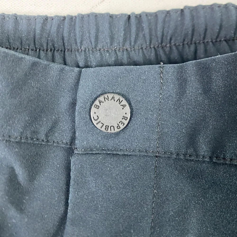 Banana Republic Pants Mens 32x30 Blue Jogger Elastic Waist Cuffed Polyester